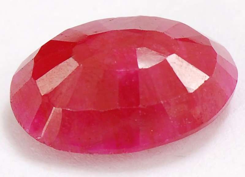 11.90ct Natural India Deep Red Ruby Gemstone