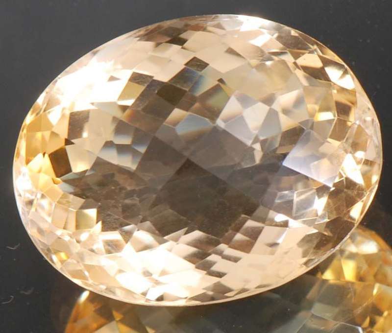30.10cts Huge Natural Brazil Citrine Gemstone - VVS/IF