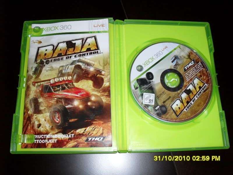 X BOX GAME - BAJA - EDGE OF CONTROL --
