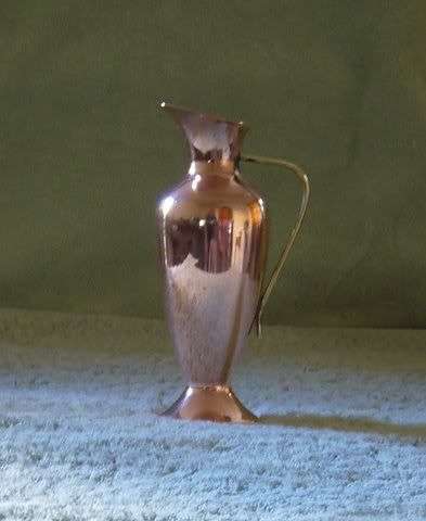 Copper & Brass Vases, etc.  (6 items in this lot)