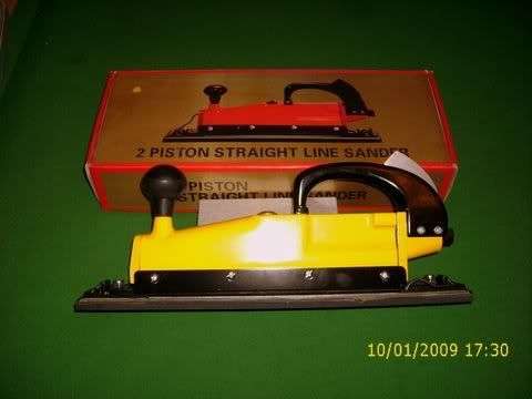 Professional Smooth Action Double Piston Straight Line Air Sander #2