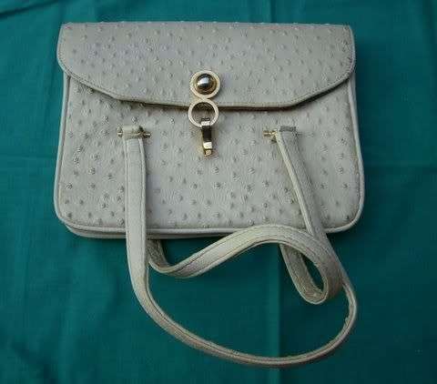 Ostrich Handbag No Fake Leather Here