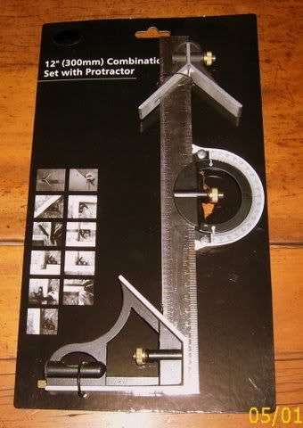 Combination Set with Protractor  300mm