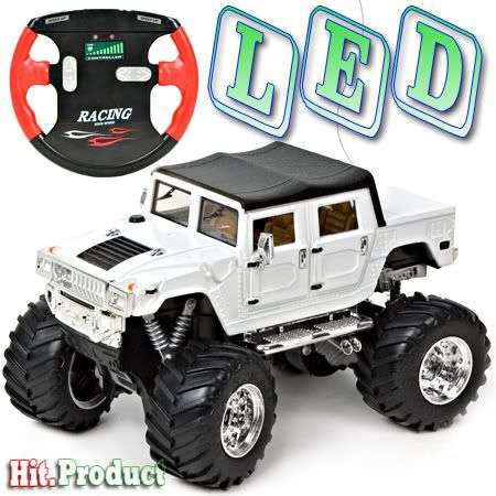 H004 Hummer H2 LED RC Remote Control mini Racing Car "Dimension Car Unit: 10.5 x 7.5cm (L*W)"