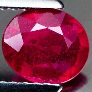 WOW!!  1.25 ct. Exquisite Oval Natural Red RUBY Madagascar