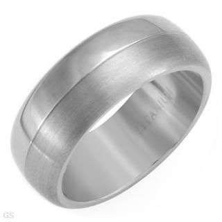 TITANIUM!! Elegant Gents Comfort fit Ring in Titanium- Size 9