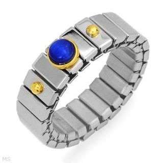 High Quality Ring With Genuine Cats eye Beautifully Crafted in 18K/StSl Gold Plated Stainless Steel