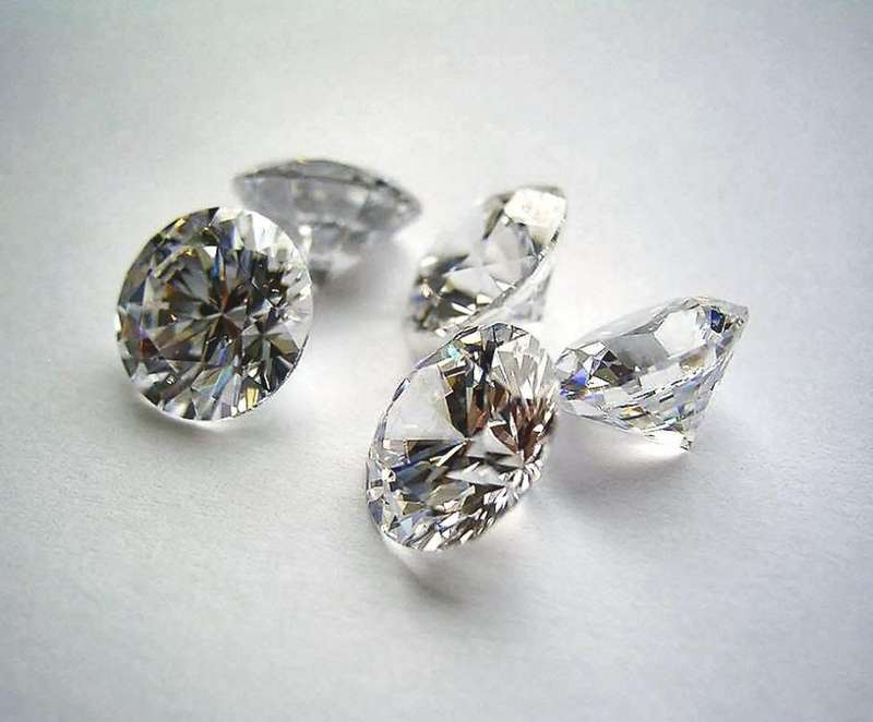 5 Russian Lab Created Flawless Diamond Simulates - FLAWLESS!!!