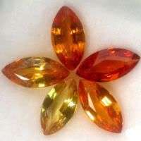 MAJESTIC!!  5PCS FANCY MARQUISE CUT SAPPHIRE 2.10CTS AFRICA  - No Reserve!