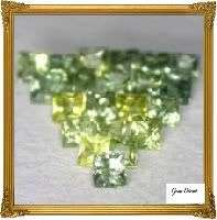 21 PCS SPARKLING PRINCESS CUT SAPPHIRE 0.79CTS AFRICA  - No Reserve!
