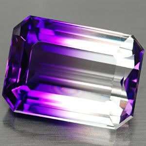 14.65 CT.Wonderful! Natural Bi-Colour Bolivia Ametrine Gemstone  - 100% Money back guarantee!!
