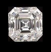 4.00 CTS ASSCHER Cut 8mm Diamond simulate - FINEST AFFORDABLE DIAMOND SIMULATE