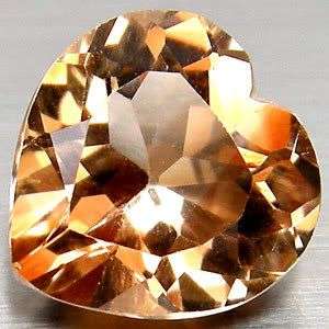 3.70 CT.Lovable Heart Shaper Imperial Orange Topaz Gemstone  - 100% Money back guarantee!!