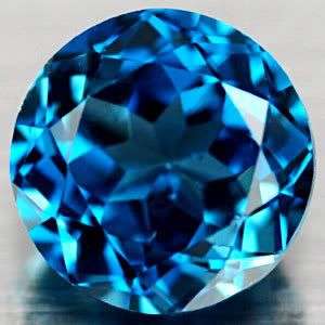 2.20ct.Outstanding AAA Top Deep London Blue Topaz Nice AAA  - 100% Money back guarantee!!