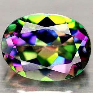2.15ct.Exquisite! Top Multi Rainbow Colour Mystic Topaz Gemstone - 100% Money back guarantee!!