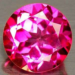 2.10 CT. MARVELOUS! Top AAA Round Pink Topaz Gemstone  -100% Natural Earth mined!