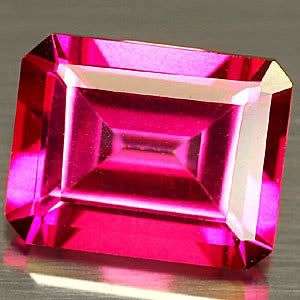 4.30 CT. SPECTACULAR Emerald Top Color Pink Topaz AAA Gemstone - 100% Money back guarantee!!
