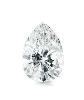 2 x Pear Cut 6x4mm Diamond simulant - FINEST LAB CREATED DIAMOND