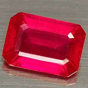 1.05 CT. SHIMMERING! Emerald Natural Top Blood Red Ruby Gemstone - 100% Money back guarantee!!