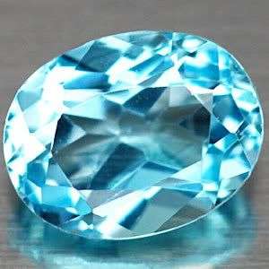 2.45ct.Supreme AAA Sky Blue Natural Topaz World Classic Gemstone  - 100% Money back guarantee!!