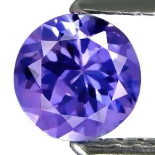Stunning 0.64cts EYE CATCHING MARVELOUS BLUE TANZANITE 5MM. No Reserve! Top class!