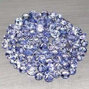 3.05 CT.Dazzling! Lot AAA Violet Blue Tanzanite 100Pcs. No Reserve! Top class!