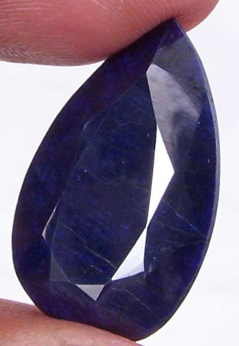 26.75cts Natural India Blue Sapphire - 100% Sapphire Corundum