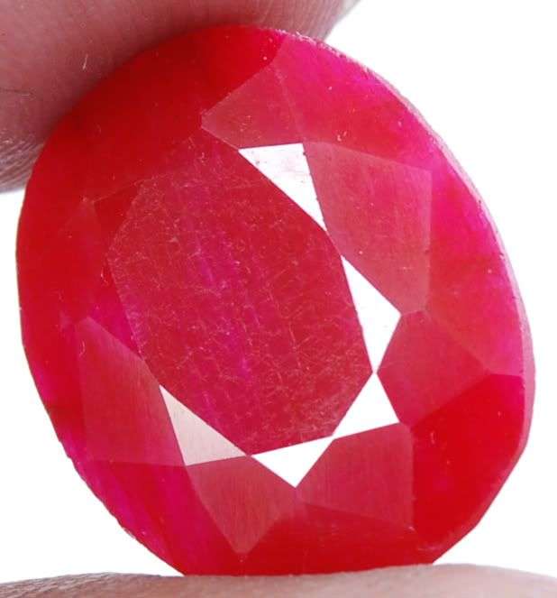17.35cts Africa Red Ruby Gemstone - 100% Natural Earth mined