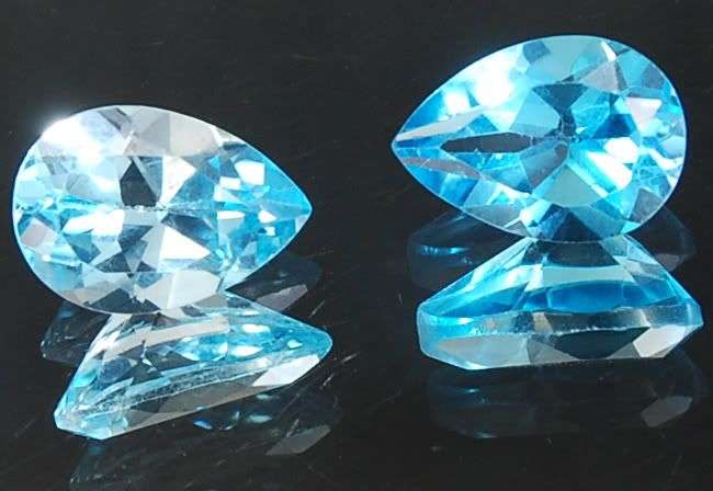 4.40cts Swiss Blue Topaz Gemstone Pair