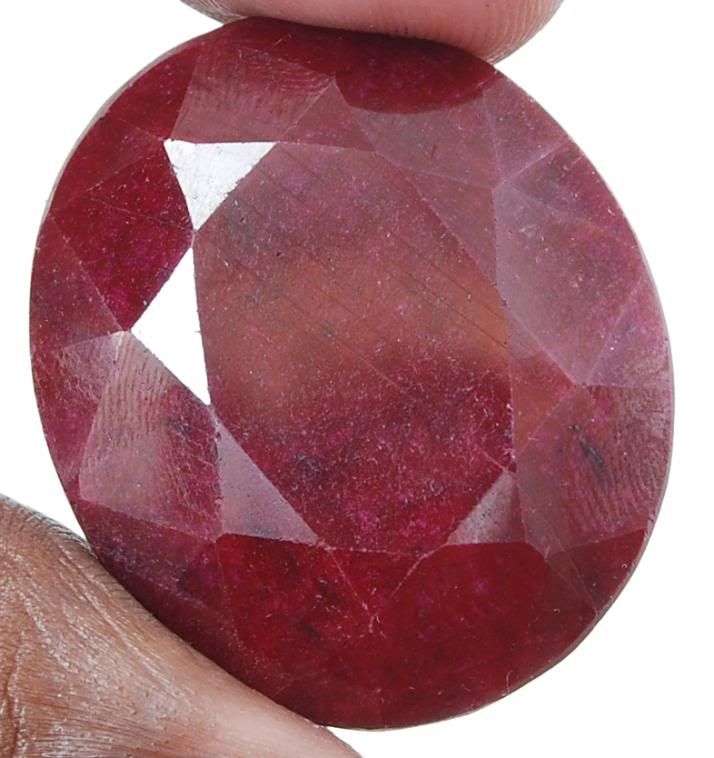 HUGE!!! 166.90cts Africa Red Ruby Gemstone  - Do an online search for value..