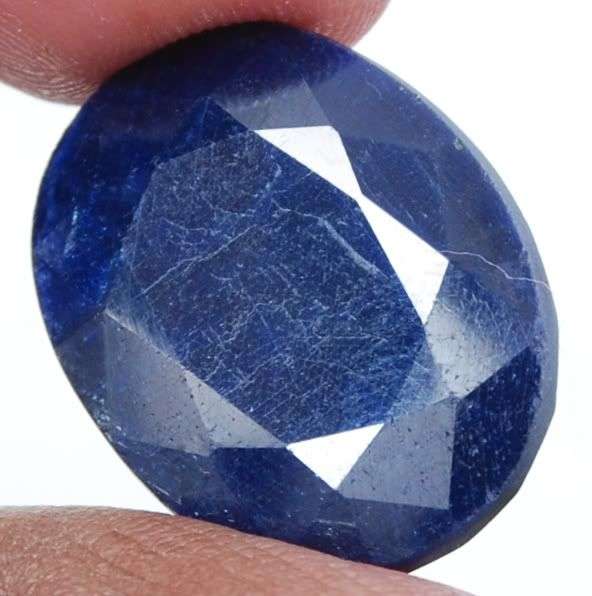 29.40cts Indian Blue Sapphire Gemstone - 100% Natural Sapphire Corundum