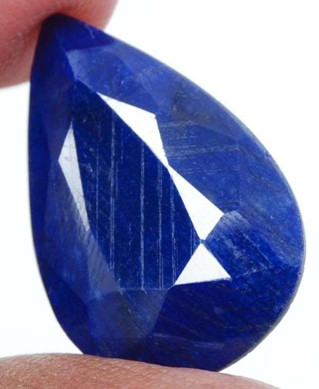 19.60cts Indian Blue Sapphire Gemstone - 100% Natural Sapphire Corundum