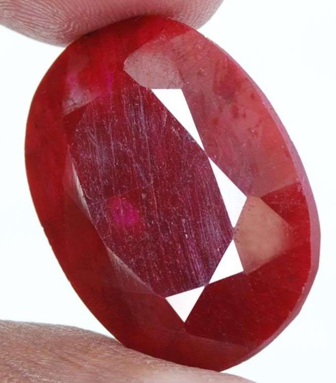 43.95cts Africa Red Ruby Gemstone