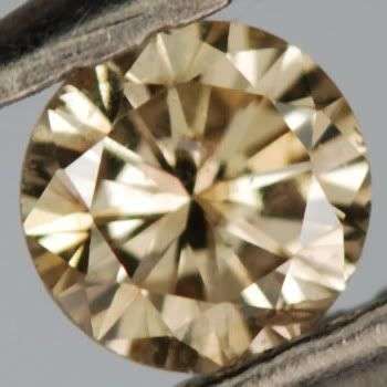 0.12 Cts Natural Untreated Champaigne Diamond - See all my items!