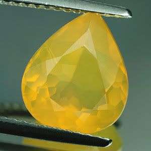 Flawless! 2.27 ct Elegant Pear Natural FIRE OPAL Mexico Unheated - See all my items!