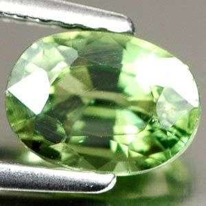 COLLECTORS! 1.19 ct. Oval Natural Green Apatite from Tanzania - RARE!
