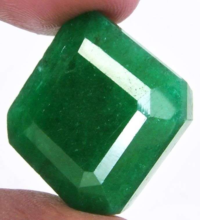 38.25cts Natural Huge Brazil Green Emerald Gemstone
