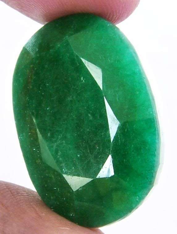 49.25cts Natural Huge Brazil Green Emerald Gemstone