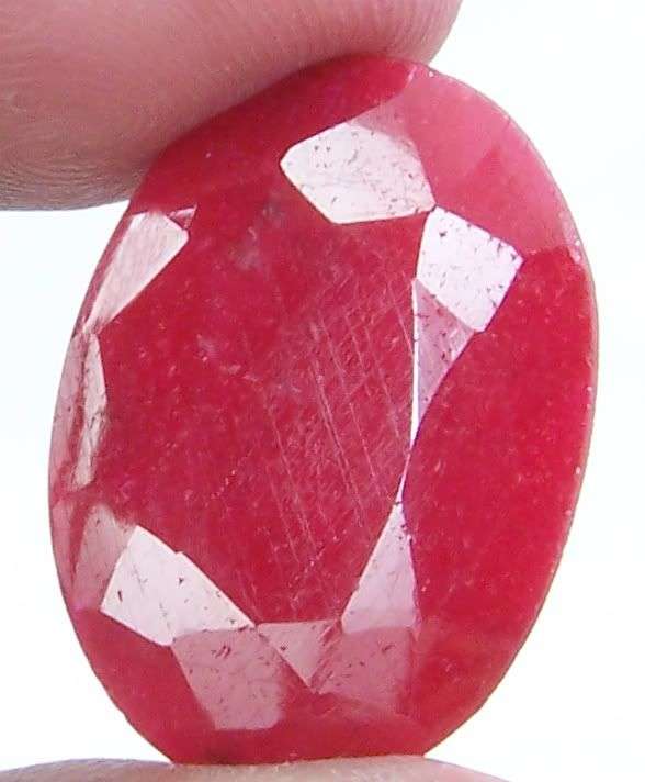 20.80cts Deep Red India Ruby Gemstone