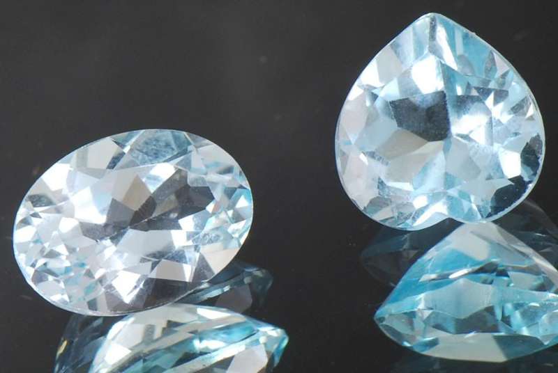 14.60cts Natural Pair of Brazil Swiss Blue Topaz Gemstone