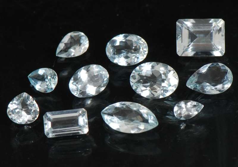 7.90cts Natural Santa Maria Blue Aquamarine Gems Lot - VVS