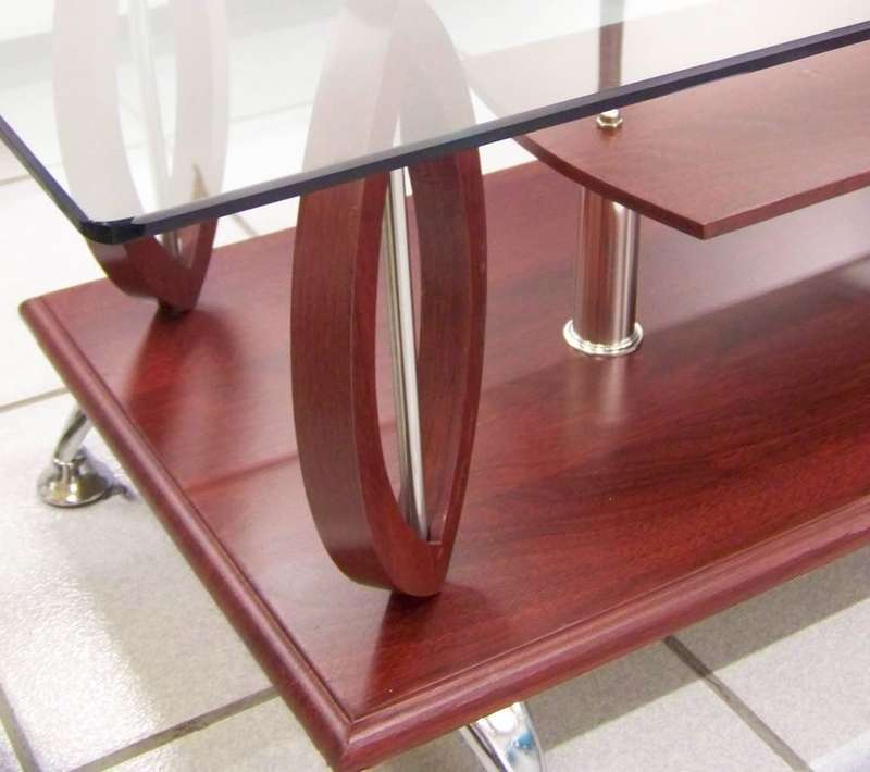 NEW Glass Coffee Cocktail Modern Unique Retro Table