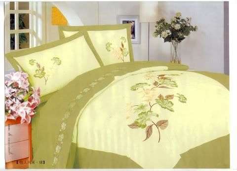 LOVELY Light Green 6 Pc Duvet Set