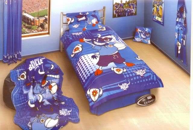 Blue Bulls Single Kiddies Duvet Set