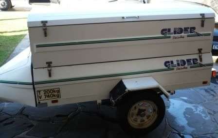 Glider Solid Stainless Steel 7ft double Trailer