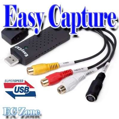 Easy cap USB 2.0 DV / TV / VHS Video AV USB DVD Capture Card