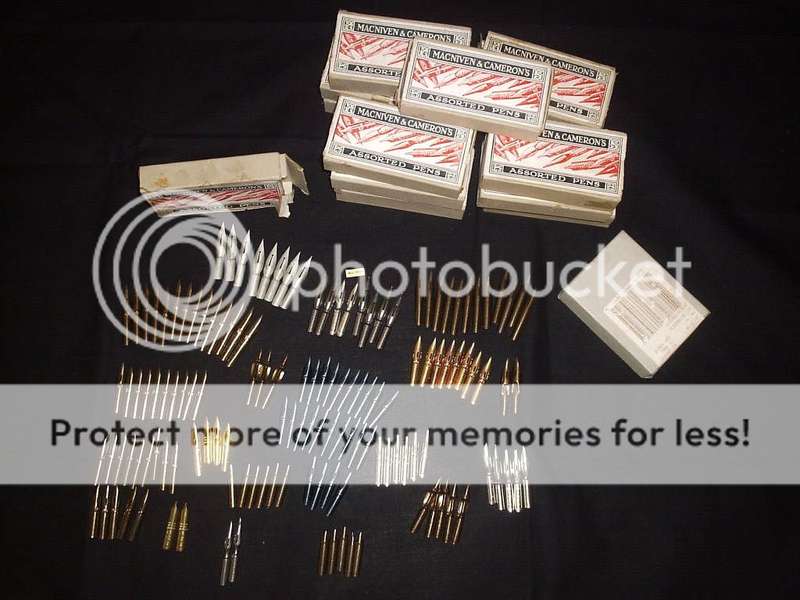 MACNIVEN & CAMERON'S ASSORTED NIBS FOR INK PENS