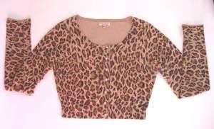 Stunning authentic GUESS animal print cardigan