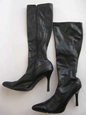 STUNNING BLACK STILETTO BOOTS!!!