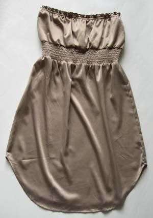 STUNNING satin-like boobtube dress!